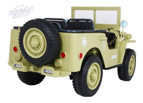 Pojazd Retro Wojskowy 4x4 Matcha Pojazd Retro Wojskowy 4x4 Matcha