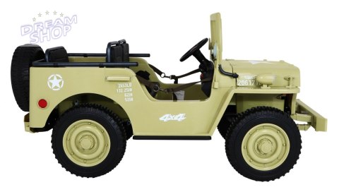 Pojazd Retro Wojskowy 4x4 Matcha Pojazd Retro Wojskowy 4x4 Matcha