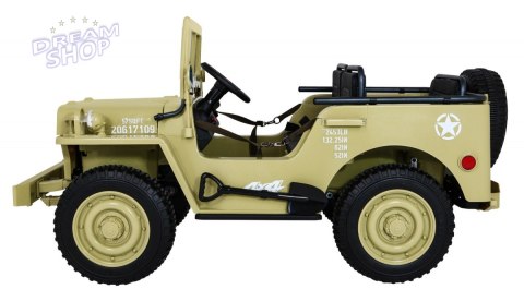 Pojazd Retro Wojskowy 4x4 Matcha Pojazd Retro Wojskowy 4x4 Matcha