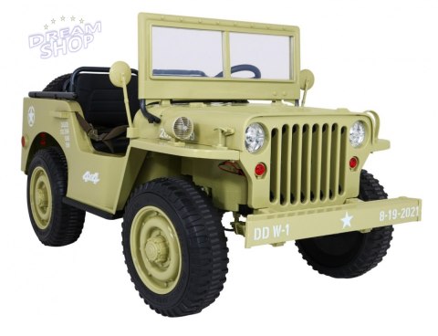 Pojazd Retro Wojskowy 4x4 Matcha Pojazd Retro Wojskowy 4x4 Matcha