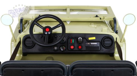 Pojazd Retro Wojskowy 4x4 Matcha Pojazd Retro Wojskowy 4x4 Matcha
