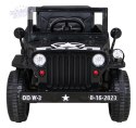 Pojazd Retro Wojskowy Czarny