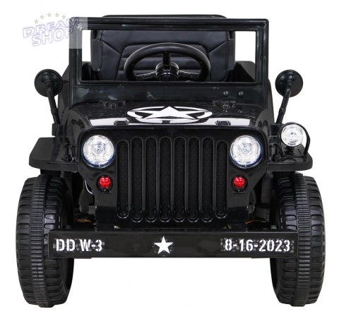 Pojazd Retro Wojskowy Czarny Pojazd Retro Wojskowy Czarny