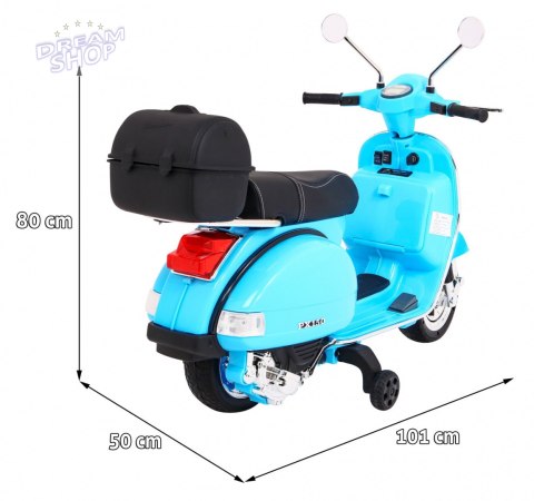 Pojazd Skuter Vespa Niebieski Pojazd Skuter Vespa Niebieski