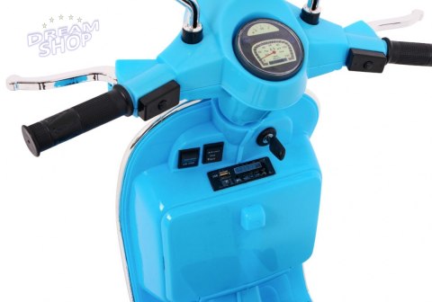 Pojazd Skuter Vespa Niebieski Pojazd Skuter Vespa Niebieski