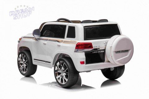 Pojazd Toyota Land Cruiser Biały Pojazd Toyota Land Cruiser Biały