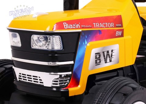 Pojazd Traktor BLAZIN BW Żółty Pojazd Traktor BLAZIN BW Żółty