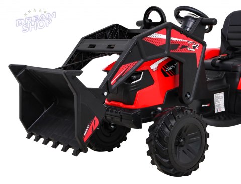 Pojazd Traktor Z Przyczepą 720-T Czerwony Pojazd Traktor Z Przyczepą 720-T Czerwony