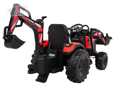 Pojazd Traktor Z Przyczepą 720-T Czerwony Pojazd Traktor Z Przyczepą 720-T Czerwony