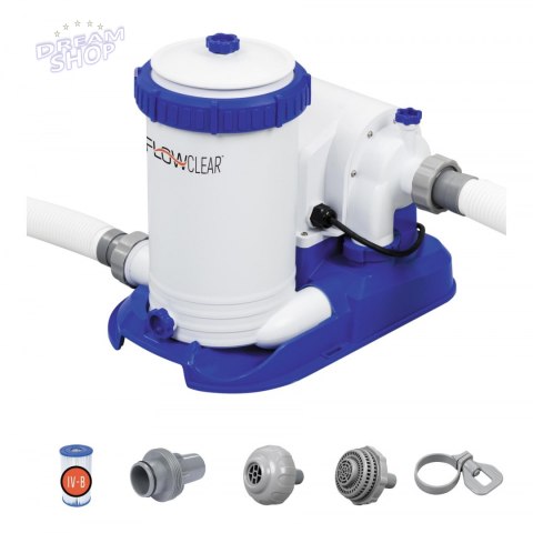 Pompa Filtrująca IV 2500gal 9463 L h BESTWAY Pompa Filtrująca IV 2500gal 9463 L h BESTWAY