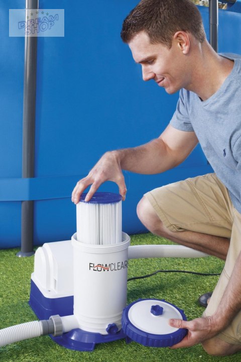 Pompa Filtrująca IV 2500gal 9463 L h BESTWAY Pompa Filtrująca IV 2500gal 9463 L h BESTWAY