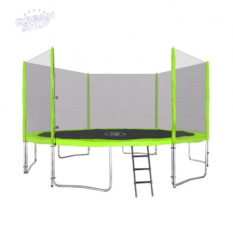 Trampolina Ogrodowa 12FT 366cm Zielona