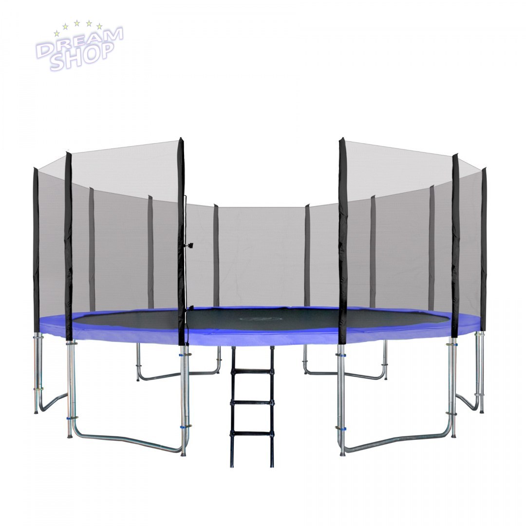 Trampolina Ogrodowa 16FT 487cm Niebieski Trampolina Ogrodowa 16FT 487cm Niebieski