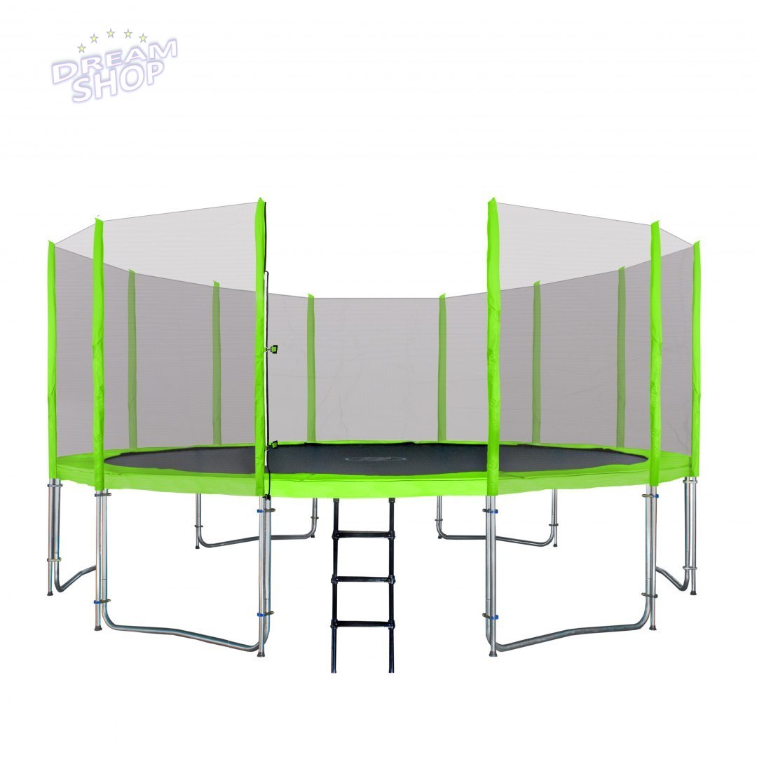 Trampolina Ogrodowa 16FT 487cm Zielona Trampolina Ogrodowa 16FT 487cm Zielona