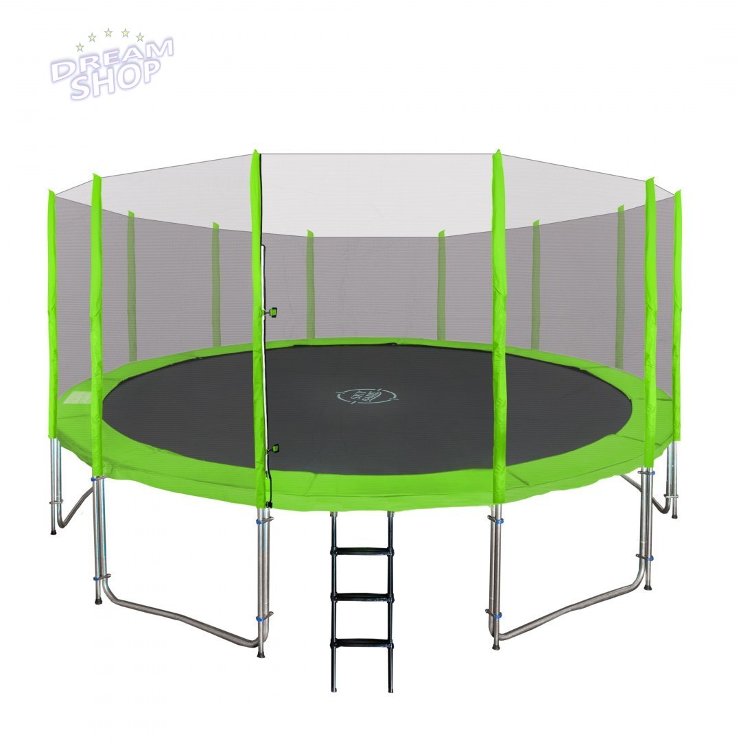 Trampolina Ogrodowa 16FT 487cm Zielona Trampolina Ogrodowa 16FT 487cm Zielona