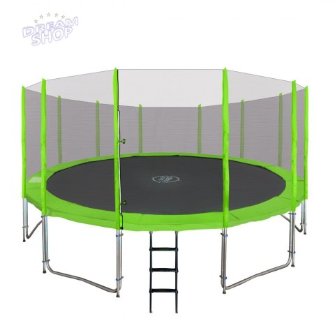 Trampolina Ogrodowa 16FT 487cm Zielona Trampolina Ogrodowa 16FT 487cm Zielona