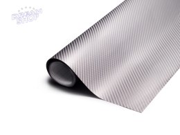 Folia rolka Carbon 4D srebrna 1,52x30m 9086