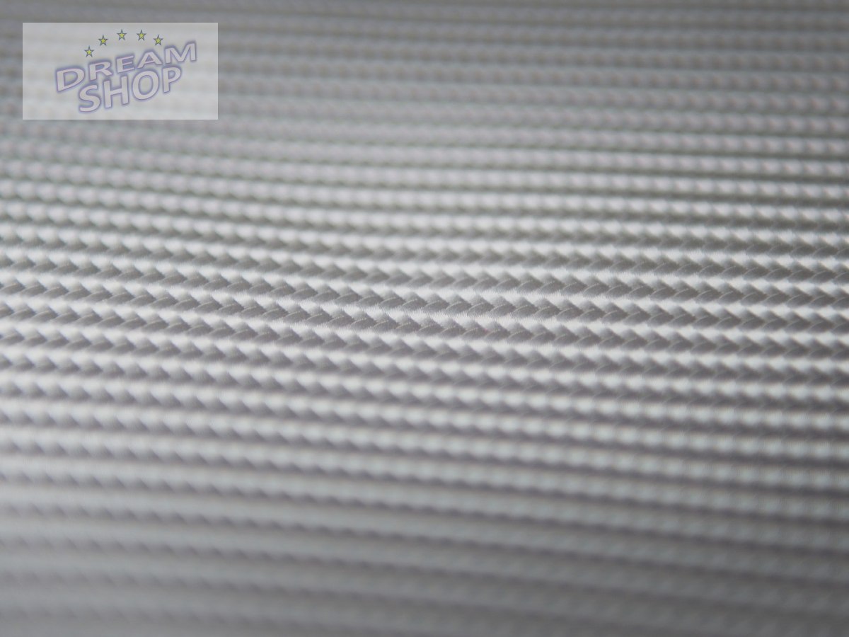 Folia rolka Carbon 4D srebrna 1,52x30m 9086 Folia rolka Carbon 4D srebrna 1,52x30m 9086