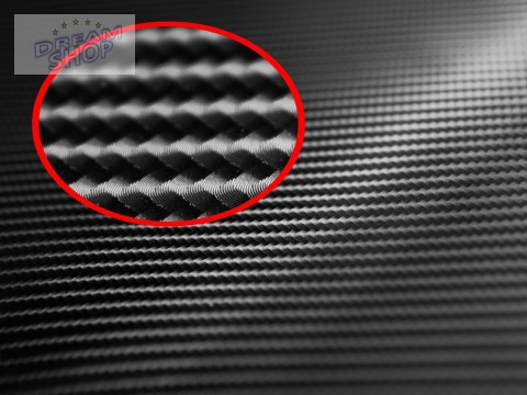 Folia rolka carbon 4D czarna 1,52x30m