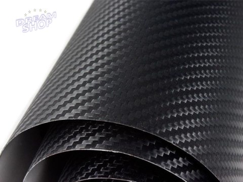 Folia rolka carbon 3D czarna 1,27x28m