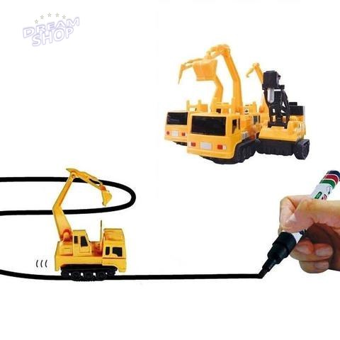Pojazd indukcyjny koparka MAGIC INDUCTIVE CAR + mazak Pojazd indukcyjny koparka MAGIC INDUCTIVE CAR + mazak