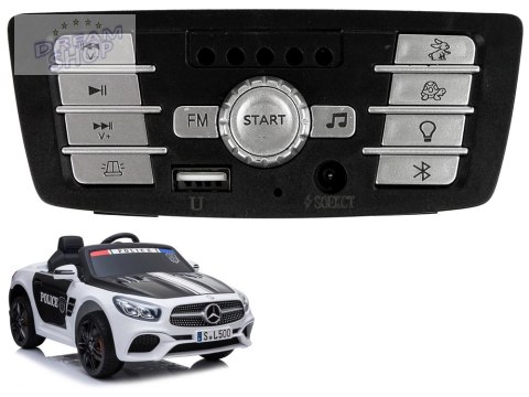 Panel muzyczny do auta Akumulator Mercedes SL500 policja Panel muzyczny do auta Akumulator Mercedes SL500 policja