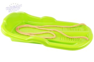 Sanki Plastikowe Ślizg Ze Sznurkiem Zielone 6481