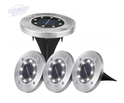 Lampa solarna ogrodowa LED najazdowa gruntowa 12szt Lampa solarna ogrodowa LED najazdowa gruntowa 12szt