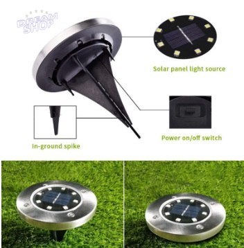Lampa solarna ogrodowa LED najazdowa gruntowa 12szt Lampa solarna ogrodowa LED najazdowa gruntowa 12szt