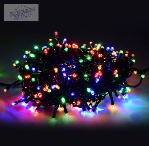 Lampki LED łańcuch świetlny 10m 100LED multikolor Lampki LED łańcuch świetlny 10m 100LED multikolor