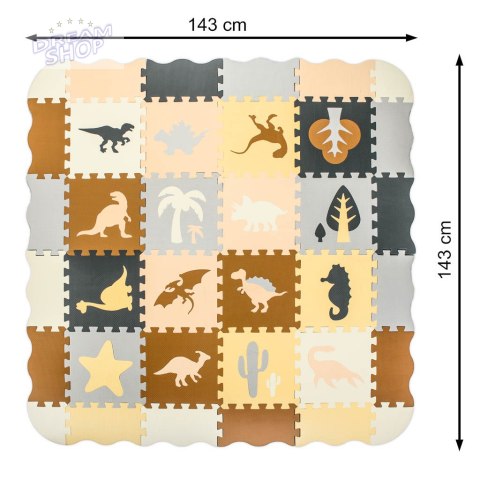 Puzzle piankowe mata dinozaury Puzzle piankowe mata dinozaury