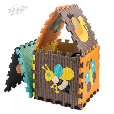 Puzzle piankowe mata dla dzieci 9 el. kolorowe Puzzle piankowe mata dla dzieci 9 el. kolorowe
