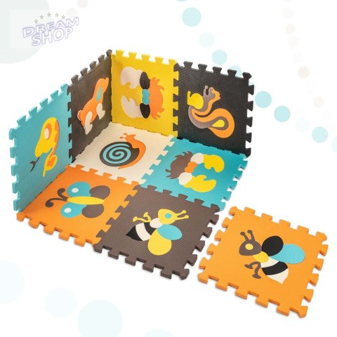 Puzzle piankowe mata dla dzieci 9 el. kolorowe Puzzle piankowe mata dla dzieci 9 el. kolorowe