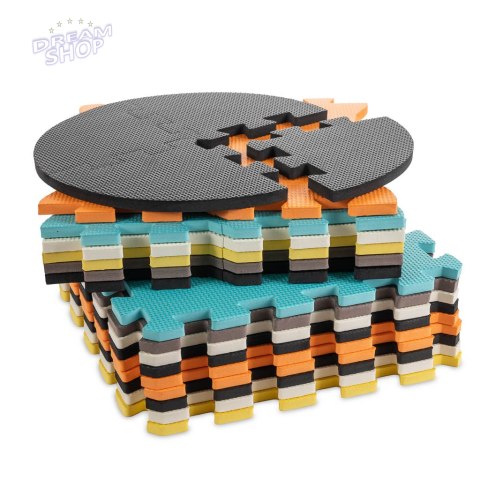 Puzzle piankowe mata / kojec dla dzieci 9el. kolorowe Puzzle piankowe mata / kojec dla dzieci 9el. kolorowe