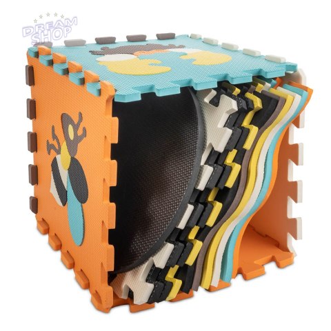Puzzle piankowe mata / kojec dla dzieci 9el. kolorowe Puzzle piankowe mata / kojec dla dzieci 9el. kolorowe