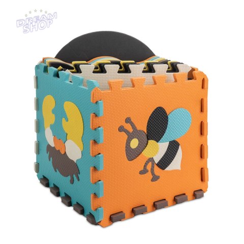 Puzzle piankowe mata / kojec dla dzieci 9el. kolorowe Puzzle piankowe mata / kojec dla dzieci 9el. kolorowe