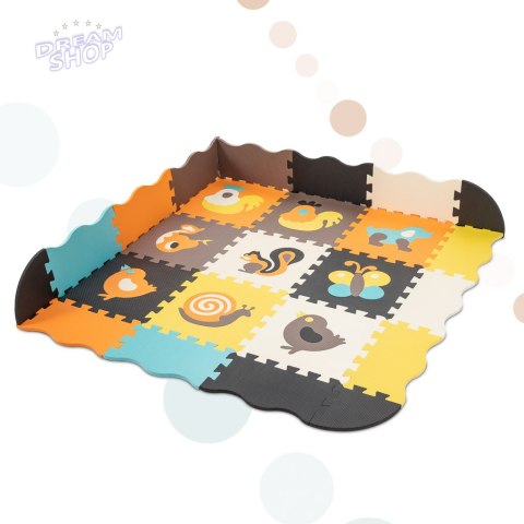 Puzzle piankowe mata / kojec dla dzieci 9el. kolorowe Puzzle piankowe mata / kojec dla dzieci 9el. kolorowe