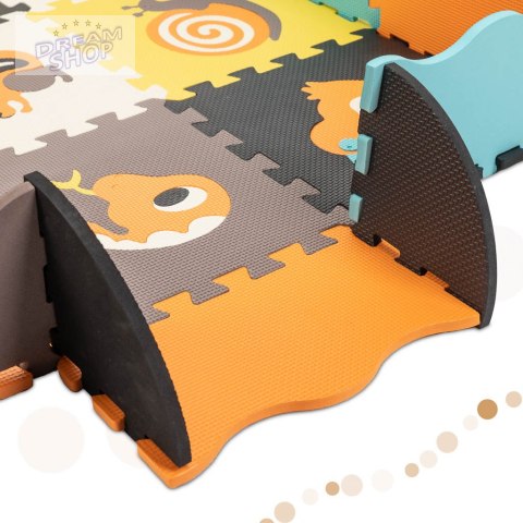 Puzzle piankowe mata / kojec dla dzieci 9el. kolorowe Puzzle piankowe mata / kojec dla dzieci 9el. kolorowe
