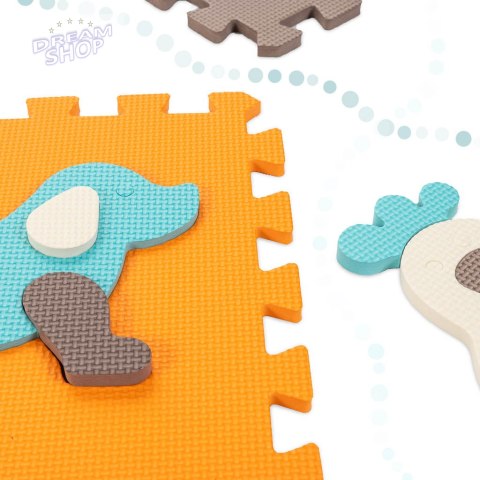 Puzzle piankowe mata / kojec dla dzieci 9el. kolorowe Puzzle piankowe mata / kojec dla dzieci 9el. kolorowe