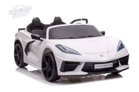 Auto Na Akumulator Corvette Stingray TR2203 Białe Auto Na Akumulator Corvette Stingray TR2203 Białe