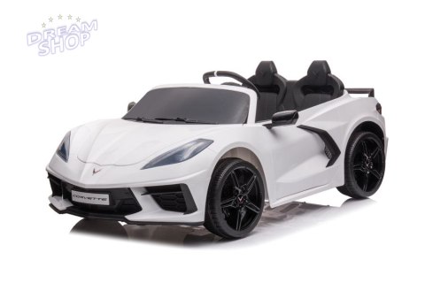 Auto Na Akumulator Corvette Stingray TR2203 Białe Auto Na Akumulator Corvette Stingray TR2203 Białe