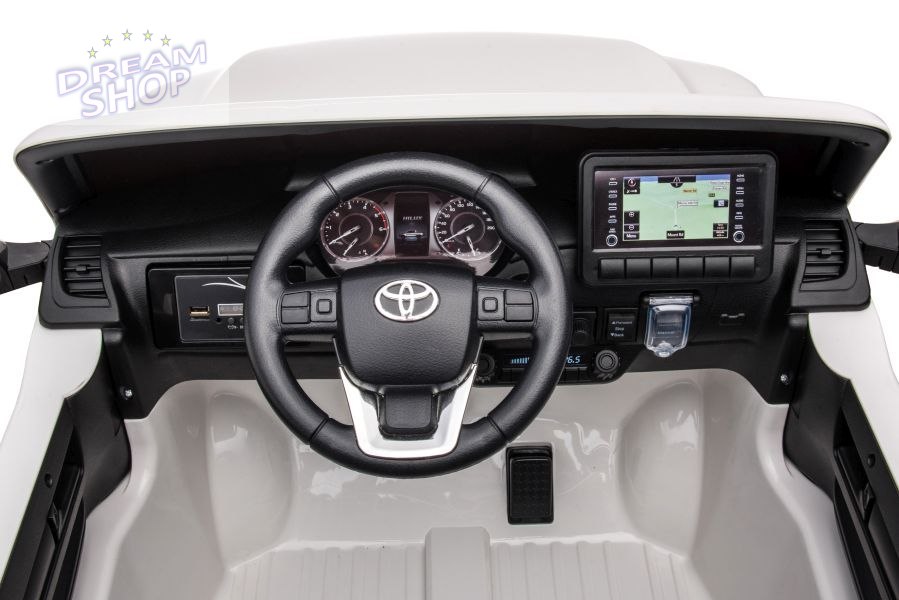 Auto Na Akumulator Toyota Hilux DK-HL860 Białe Auto Na Akumulator Toyota Hilux DK-HL860 Białe