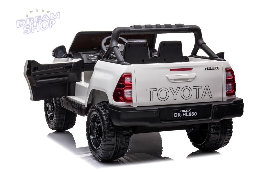 Auto Na Akumulator Toyota Hilux DK-HL860 Białe Auto Na Akumulator Toyota Hilux DK-HL860 Białe