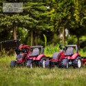 FALK Traktorek Czerwony Valtra S4 na Pedały z Przyczepką od 3 Lat