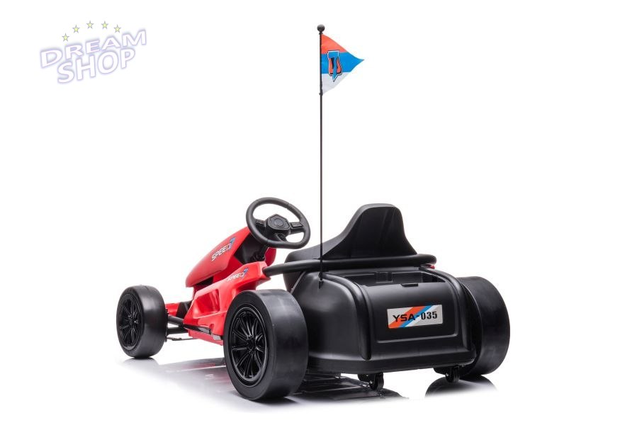 Gokart Na Akumulator A035 Drift Czerwony Gokart Na Akumulator A035 Drift Czerwony