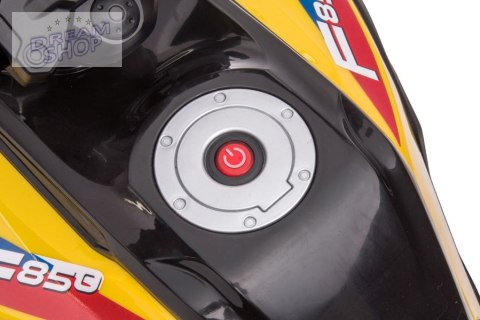 Motor Na Akumulator BMW F850 Żółty Motor Na Akumulator BMW F850 Żółty