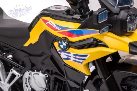 Motor Na Akumulator BMW F850 Żółty Motor Na Akumulator BMW F850 Żółty