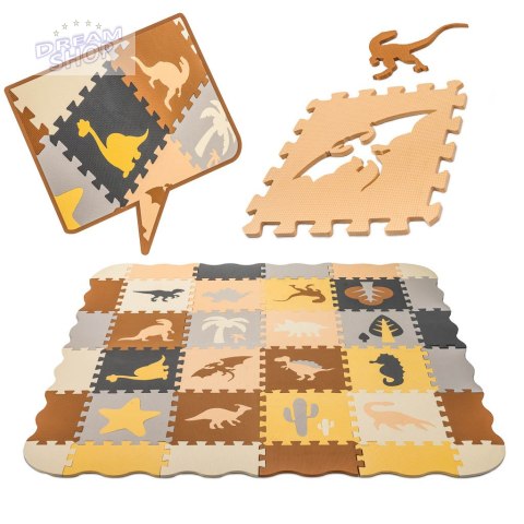 Puzzle piankowe mata dinozaury Puzzle piankowe mata dinozaury