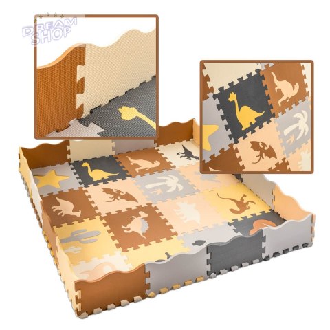 Puzzle piankowe mata dinozaury Puzzle piankowe mata dinozaury