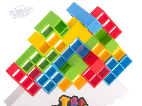 Układanka tetris balansujące klocki gra logiczna Układanka tetris balansujące klocki gra logiczna